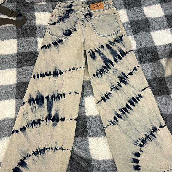 Flared dyed jeans - Picture 2 of 4